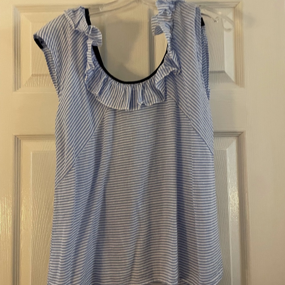 Cabi ruffle top